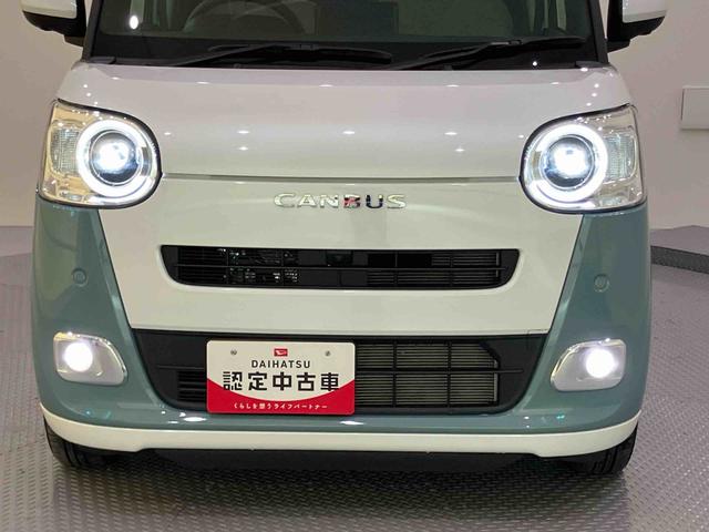 ムーヴキャンバスストライプスＧターボクルーズコントロール　両自動ドア　シ−トヒ−タ−　レーンキープ　スマートキー　キーフリーシステム　オートマチックハイビーム　ＡＢＳ　アイドリングストップ搭載　ターボモデル　衝突回避支援ブレーキ機能（山口県）の中古車