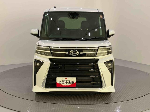 タントカスタムＲＳディスプレイオーディオ　軽減ブレーキ　Ｉ−ＳＴＯＰ　車線逸脱防止　シ−トヒ−タ−　ハイビームアシスト　ターボ車　ＡＢＳ　アルミホイール　エアバッグ　スマ−トキー　両側パワ−スライドドア　電動ミラー（山口県）の中古車