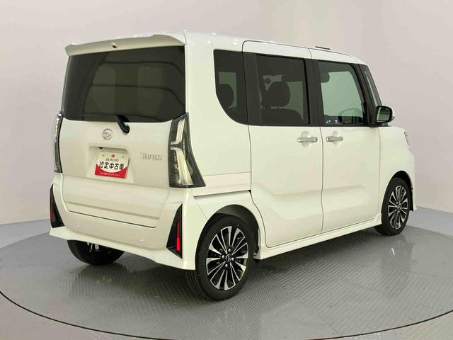 タントカスタムＲＳディスプレイオーディオ　軽減ブレーキ　Ｉ−ＳＴＯＰ　車線逸脱防止　シ−トヒ−タ−　ハイビームアシスト　ターボ車　ＡＢＳ　アルミホイール　エアバッグ　スマ−トキー　両側パワ−スライドドア　電動ミラー（山口県）の中古車