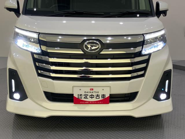 トールカスタムＧ　ターボディスプレイオーディオ　パノラマモニター　Ａライト　スマキー　左右パワースライドドア　レーンキープ　電動格納式ドアミラー　ＬＥＤライト　キーフリーキー　ＴＶ　アルミ　Ｉ−ＳＴＯＰ　盗難防止システム（山口県）の中古車