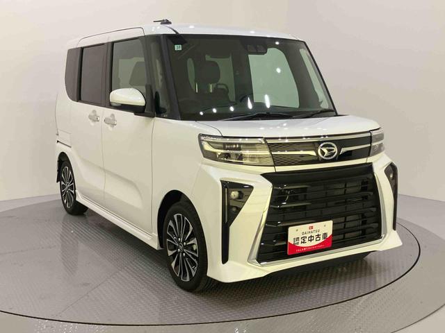 タントカスタムＲＳ軽減ブレーキ　Ｉ−ＳＴＯＰ　車線逸脱防止　シ−トヒ−タ−　安全ボディ　バックモニター　ハイビームアシスト　ターボ車　助手席エアバック　ＬＥＤライト　オートライト　盗難防止　キーフリー　ＡＢＳ（山口県）の中古車