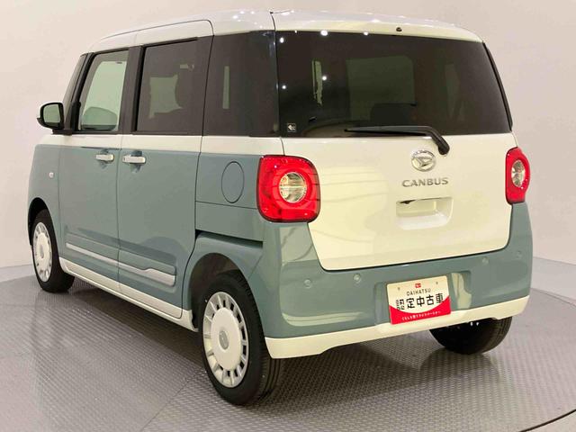 ムーヴキャンバスストライプスＧ電動格納　衝突軽減Ｂ　ＡＵＴＯライト　ＬＥＤヘットライト　Ｒカメラ　シートヒー　イモビライザー　スマートキーＰスタート　レーンアシスト　衝突安全ボディ　助手席エアバック　キーフリー　オートハイビーム（山口県）の中古車