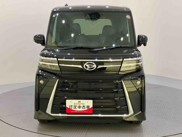 タントカスタムＲＳパノラマモニタ　軽減ブレーキ　Ｉ−ＳＴＯＰ　車線逸脱防止　シ−トヒ−タ−　安全ボディ　ハイビームアシスト　ターボ車　助手席エアバック　ＬＥＤライト　オートライト　盗難防止　キーフリー　ＡＢＳ（山口県）の中古車