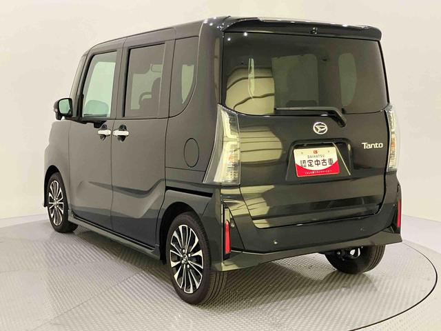 タントカスタムＲＳパノラマモニタ　軽減ブレーキ　Ｉ−ＳＴＯＰ　車線逸脱防止　シ−トヒ−タ−　安全ボディ　ハイビームアシスト　ターボ車　助手席エアバック　ＬＥＤライト　オートライト　盗難防止　キーフリー　ＡＢＳ（山口県）の中古車