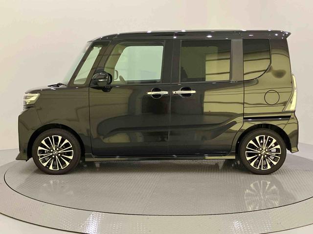 タントカスタムＲＳパノラマモニタ　軽減ブレーキ　Ｉ−ＳＴＯＰ　車線逸脱防止　シ−トヒ−タ−　安全ボディ　ハイビームアシスト　ターボ車　助手席エアバック　ＬＥＤライト　オートライト　盗難防止　キーフリー　ＡＢＳ（山口県）の中古車