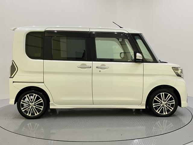 タントカスタムＲＳ　トップエディションＳＡIIスマキー　車線逸脱警報装置　ターボ車　禁煙　両側オートスライドドア　１オーナー　ＡＢＳ　格納ミラー　リアカメラ　オートライト　アルミホイール　キーフリーシステム　ナビドラレコ　エアバック　記録簿（山口県）の中古車