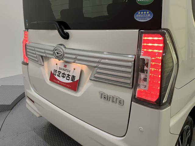 タントカスタムＲＳ　トップエディションＳＡIIスマキー　車線逸脱警報装置　ターボ車　禁煙　両側オートスライドドア　１オーナー　ＡＢＳ　格納ミラー　リアカメラ　オートライト　アルミホイール　キーフリーシステム　ナビドラレコ　エアバック　記録簿（山口県）の中古車