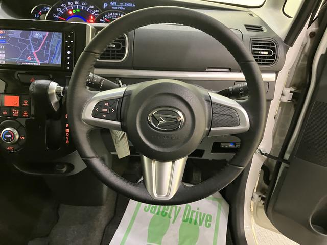 タントカスタムＲＳ　トップエディションＳＡIIスマキー　車線逸脱警報装置　ターボ車　禁煙　両側オートスライドドア　１オーナー　ＡＢＳ　格納ミラー　リアカメラ　オートライト　アルミホイール　キーフリーシステム　ナビドラレコ　エアバック　記録簿（山口県）の中古車