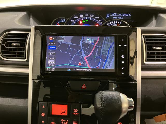 タントカスタムＲＳ　トップエディションＳＡIIスマキー　車線逸脱警報装置　ターボ車　禁煙　両側オートスライドドア　１オーナー　ＡＢＳ　格納ミラー　リアカメラ　オートライト　アルミホイール　キーフリーシステム　ナビドラレコ　エアバック　記録簿（山口県）の中古車