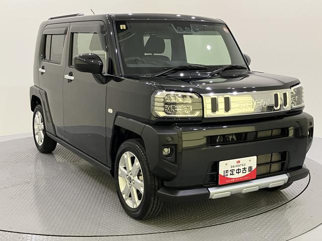 タフトGターボ クロムベンチャーAストップ 衝突軽減B 電動格納ドアミラー アダクティブクルーズコントロール ワンオーナー車 ドラレコ レーンアシスト 前席シートヒーター キーフリー オートマチックハイビーム アルミ ターボ車(山口県)の中古車