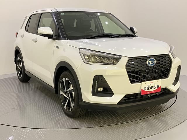 ロッキープレミアムＧ　ＨＥＶディスプレイオーディオ　軽減ブレーキ　アルミ　電動格納式ドアミラー　レーンキープアシスト　オートＬＥＤ　シ−トヒ−タ−　キーフリーシステム　スマートキー　ＡＢＳ　エアバッグ　アダクティブクルーズ（山口県）の中古車