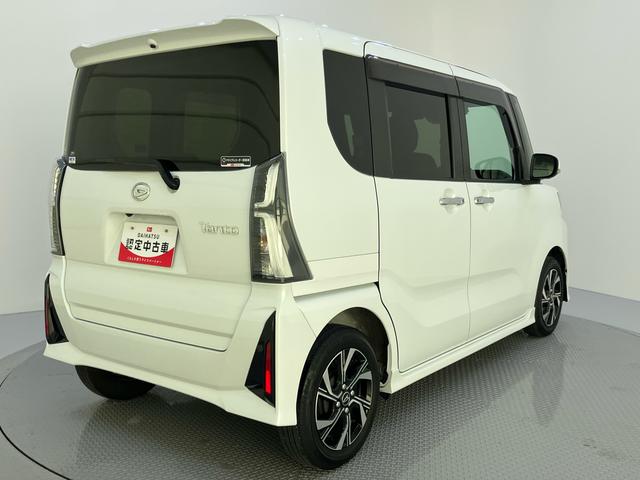 タントカスタムＸＥＴＣ　両側ＰＳＤ　プリクラッシュセーフティ　１オーナ　電格ミラー　ＩＳＴＯＰ　レーンキープアシスト　前席シートヒーター　ドラレコ　ナビ　キ−フリ−　スマートキー　点検記録簿　ＡＢＳ　アルミホイール（山口県）の中古車
