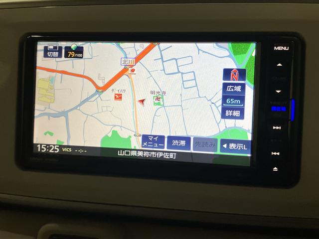 ムーヴキャンバスＬ　ＳＡIIIステアリングスイッチ　ワンオーナー車　キーフリー　ナビＴＶ　電格ミラー　車線逸脱警報装置　ドラレコ　ＡＢＳ　ＳＤナビ　オートマチックハイビーム　エアバッグ　点検記録簿付　誤発進抑制装置　Ｂモニター（山口県）の中古車