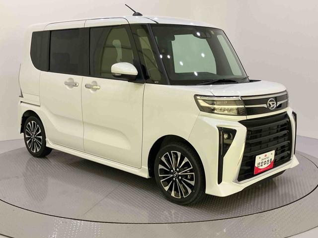 タントカスタムＲＳステアリングスイッチ　軽減ブレーキ　Ｉ−ＳＴＯＰ　車線逸脱防止　シ−トヒ−タ−　ターボ車　キーフリー　ＡＢＳ　アルミホイール　エアバッグ　スマ−トキー　両側パワ−スライドドア　電動ミラー（山口県）の中古車