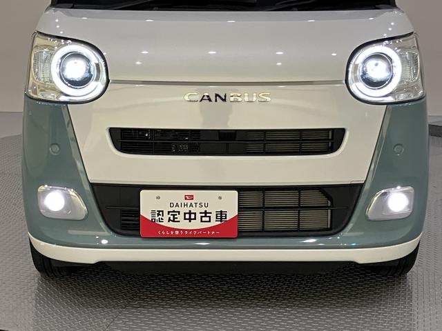 ムーヴキャンバスストライプスＧステアリングスイッチ　電動格納　衝突軽減Ｂ　シートヒー　スマートキーＰスタート　レーンアシスト　キーフリー　オートハイビーム　ＡＢＳ　エアバッグ　両自動ドア　ｉ−ｓｔｏｐ（山口県）の中古車