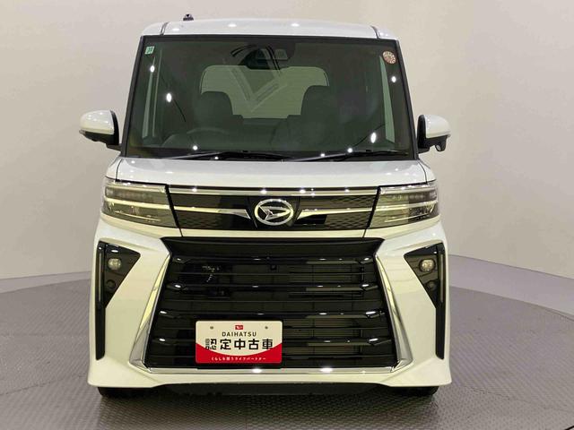 タントカスタムRSアイドリンストップ 踏み間違い防止装置 電格ミラー 両パワースライドドア 車線逸脱警報 シートヒータ ターボ付 LEDヘットライト スマートキー オートライト オートLED キーフリーシステム ABS(山口県)の中古車