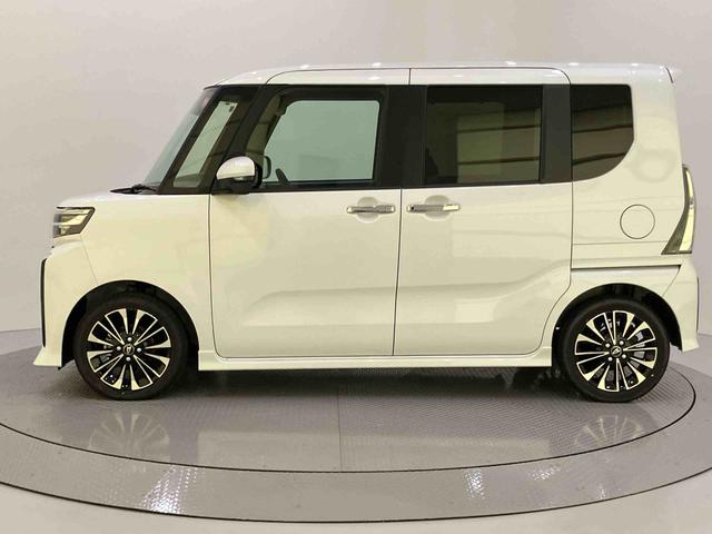 タントカスタムRSアイドリンストップ 踏み間違い防止装置 電格ミラー 両パワースライドドア 車線逸脱警報 シートヒータ ターボ付 LEDヘットライト スマートキー オートライト オートLED キーフリーシステム ABS(山口県)の中古車