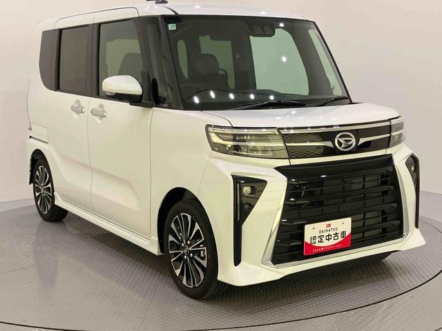 タントカスタムＲＳアイドリンストップ　踏み間違い防止装置　電格ミラー　両パワースライドドア　車線逸脱警報　シートヒータ　ターボ付　ＬＥＤヘットライト　スマートキー　オートＬＥＤ　キーフリーシステム　ＡＢＳ　エアバッグ（山口県）の中古車