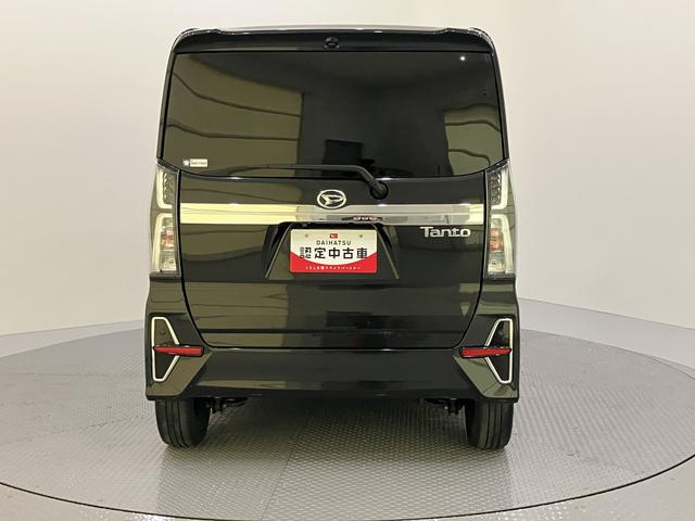 タントカスタムＲＳアイドリンストップ　踏み間違い防止装置　電格ミラー　ＥＴＣ装備　禁煙　ＵＳＢ入力　車線逸脱警報　ターボ付　ドラレコ　スマートキー　オートＬＥＤ　キーフリーシステム　ＡＢＳ　アルミホイール　点検記録簿（山口県）の中古車