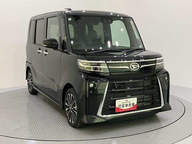 タントカスタムＲＳリミテッドディスプレイオーディオ　衝突被害軽減装置　両側パワスラドア　車線逸脱警報　ＥＴＣ　エアバッグ　シートヒーター　アイドリングストップ　バックカメラ　キーフリーシステム　オートマチックハイビーム　ターボ（山口県）の中古車
