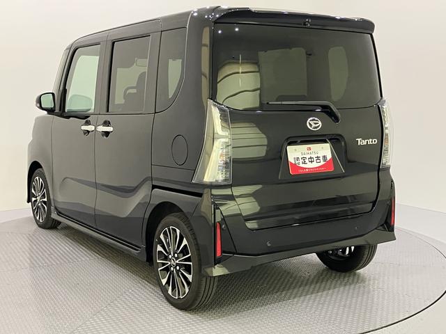 タントカスタムＲＳリミテッドディスプレイオーディオ　衝突被害軽減装置　両側パワスラドア　車線逸脱警報　ＥＴＣ　エアバッグ　シートヒーター　アイドリングストップ　バックカメラ　キーフリーシステム　オートマチックハイビーム　ターボ（山口県）の中古車