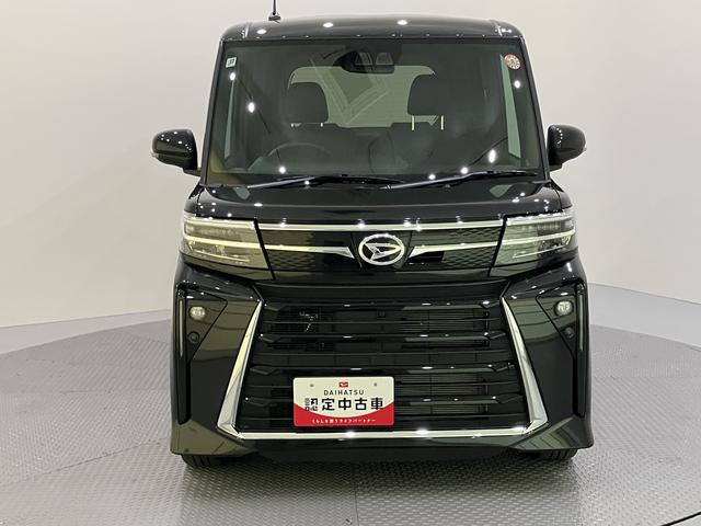 タントカスタムＲＳアイドリンストップ　踏み間違い防止装置　電格ミラー　両パワースライドドア　車線逸脱警報　ターボ付　スマートキー　オートライト　オートＬＥＤ　キーフリーシステム　ＡＢＳ　アルミホイール　エアバッグ（山口県）の中古車