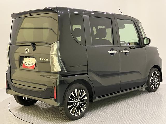 タントカスタムＲＳアイドリンストップ　踏み間違い防止装置　電格ミラー　両パワースライドドア　車線逸脱警報　ターボ付　スマートキー　オートライト　オートＬＥＤ　キーフリーシステム　ＡＢＳ　アルミホイール　エアバッグ（山口県）の中古車