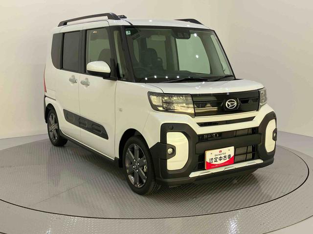 タントファンクロスターボエコアイドル　車線逸脱警報　電動格納ドアミラー　スマートキ　シートヒータ　ターボエンジン　アルミ　キーフリーシステム　オートハイビーム　オートライト　エアバッグ　ＡＢＳ　サポカーＳ　両Ｐドア（山口県）の中古車