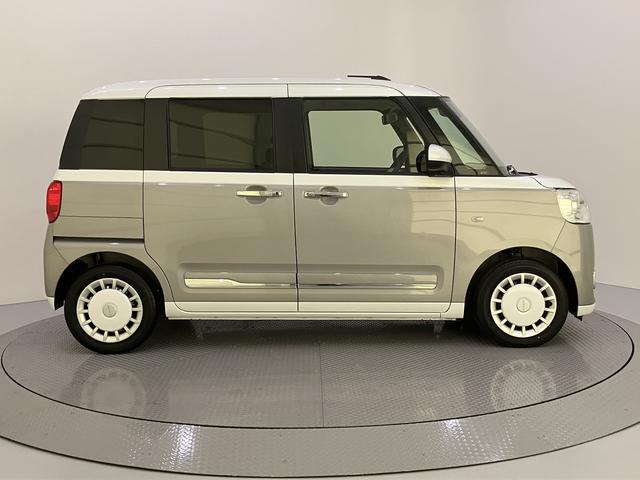 ムーヴキャンバスストライプスGターボ追従走行 追突被害軽減ブレーキ シートヒータ 車線逸脱警報 禁煙 ターボエンジン スマートキー 1オーナー キーフリー 両側スライドドア オートマチックハイビーム Aライト 記録簿 ABS エアバック(山口県)の中古車