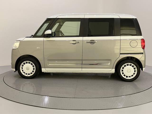 ムーヴキャンバスストライプスGターボ追従走行 追突被害軽減ブレーキ シートヒータ 車線逸脱警報 禁煙 ターボエンジン スマートキー 1オーナー キーフリー 両側スライドドア オートマチックハイビーム Aライト 記録簿 ABS エアバック(山口県)の中古車