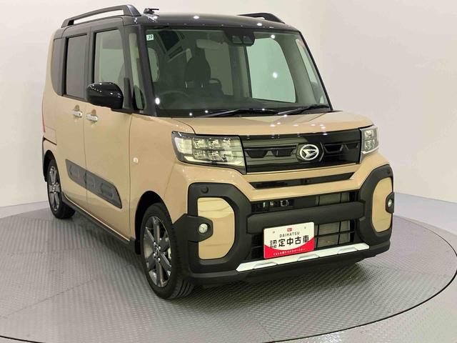 タントファンクロスターボエコアイドル　車線逸脱警報　電動格納ドアミラー　スマートキ　シートヒータ　ターボエンジン　アルミ　キーフリーシステム　オートハイビーム　オートライト　エアバッグ　ＡＢＳ　サポカーＳ　両Ｐドア（山口県）の中古車