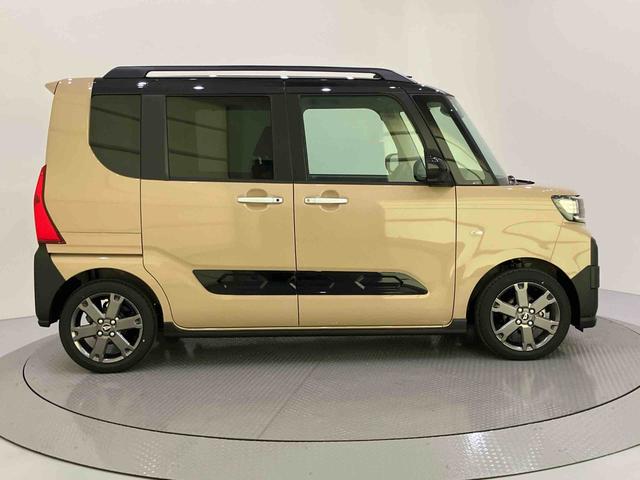 タントファンクロスターボエコアイドル　車線逸脱警報　電動格納ドアミラー　スマートキ　シートヒータ　ターボエンジン　アルミ　キーフリーシステム　オートハイビーム　オートライト　エアバッグ　ＡＢＳ　サポカーＳ　両Ｐドア（山口県）の中古車