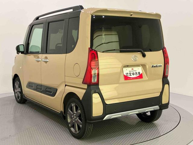 タントファンクロスターボエコアイドル　車線逸脱警報　電動格納ドアミラー　スマートキ　シートヒータ　ターボエンジン　アルミ　キーフリーシステム　オートハイビーム　オートライト　エアバッグ　ＡＢＳ　サポカーＳ　両Ｐドア（山口県）の中古車