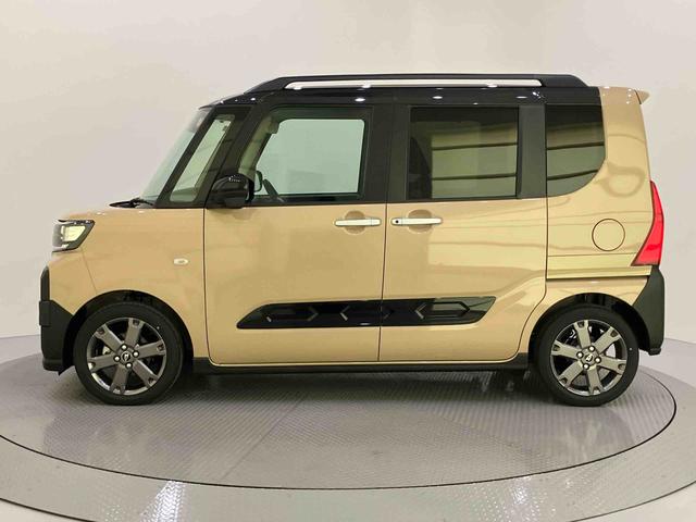 タントファンクロスターボエコアイドル　車線逸脱警報　電動格納ドアミラー　スマートキ　シートヒータ　ターボエンジン　アルミ　キーフリーシステム　オートハイビーム　オートライト　エアバッグ　ＡＢＳ　サポカーＳ　両Ｐドア（山口県）の中古車