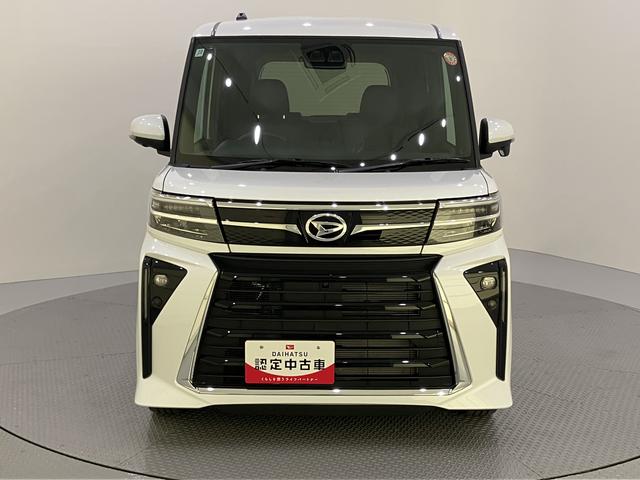 タントカスタムＲＳアイドリンストップ　踏み間違い防止装置　両パワースライドドア　車線逸脱警報　シートヒータ　ターボ付　スマートキー　オートライト　オートＬＥＤ　キーフリーシステム　ＡＢＳ　アルミホイール　エアバッグ（山口県）の中古車