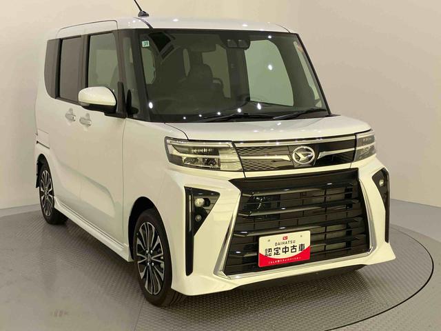 タントカスタムＲＳアイドリンストップ　踏み間違い防止装置　電格ミラー　両パワースライドドア　車線逸脱警報　シートヒータ　ターボ付　ＬＥＤヘットライト　スマートキー　オートライト　オートＬＥＤ　キーフリーシステム　ＡＢＳ（山口県）の中古車