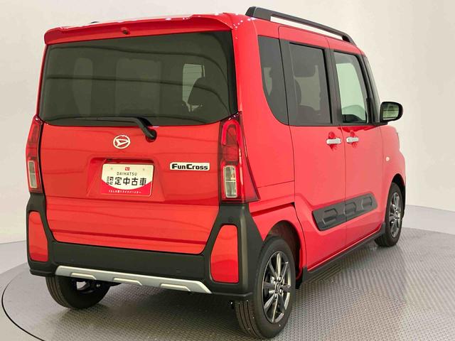 タントファンクロス両側Ｐドア　車線逸脱警報装置　衝突回避支援　シ−トヒ−タ−　アイドリングストップ機能　ＬＥＤライト　電動格納ドアミラー　ＡＨＢ　スマートキー　キーレスエントリー　エアバック　アルミホイール　ＡＢＳ（山口県）の中古車