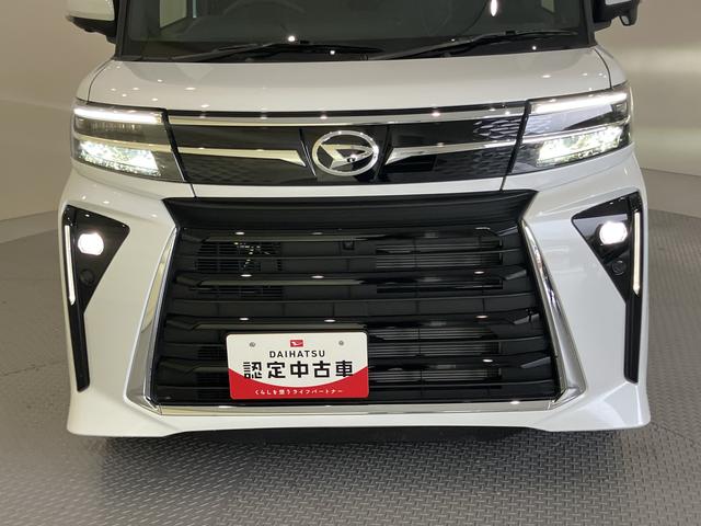 タントカスタムＲＳアイドリンストップ　踏み間違い防止装置　電格ミラー　両パワースライドドア　車線逸脱警報　シートヒータ　ターボ付　ＬＥＤヘットライト　スマートキー　オートライト　オートＬＥＤ　キーフリーシステム　ＡＢＳ（山口県）の中古車