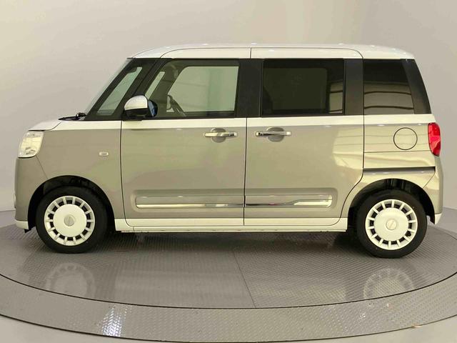ムーヴキャンバスストライプスＧターボ追従走行　追突被害軽減ブレーキ　シートヒータ　車線逸脱警報　元試乗車　ＵＳＢ　ターボエンジン　Ｒカメラ　スマートキー　ドラレコ　キーフリー　オートマチックハイビーム　ＡＢＳ　エアバック（山口県）の中古車