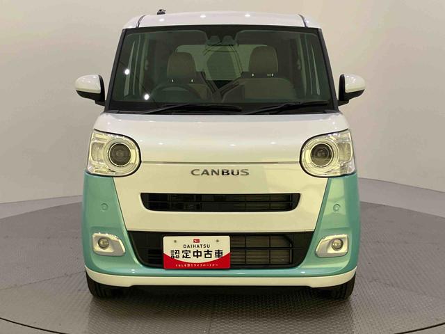 ムーヴキャンバスストライプスＧ両電動ドア　ハイビームアシスト　電格ドアミラー　ｉ−ｓｔｏｐ　ブレーキサポート　レーンキープアシスト　スマートキー　オートライト　キーフリー　エアバック　ＡＢＳ（山口県）の中古車