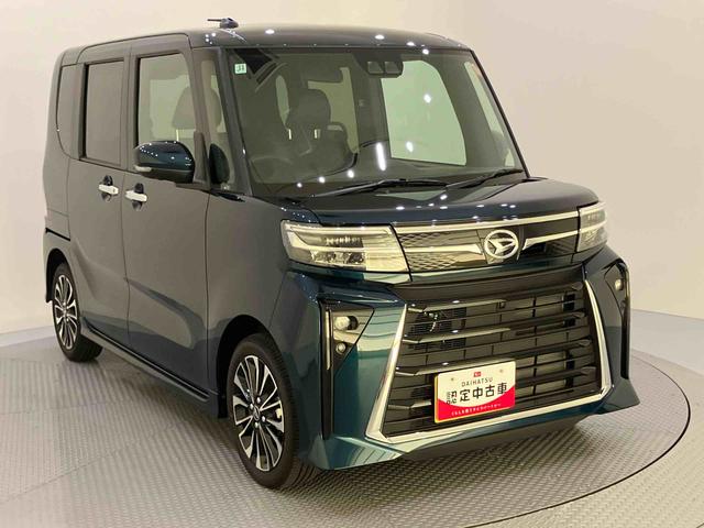 タントカスタムRSアイドリンストップ 踏み間違い防止装置 電格ミラー 両パワースライドドア 車線逸脱警報 シートヒータ ターボ付 LEDヘットライト スマートキー オートライト オートLED キーフリーシステム ABS(山口県)の中古車