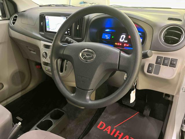 ミライースＸ　ＳＡ衝突被害軽減Ｂ　格納ミラー　キーレスキー　アルミ　運転席エアバッグ　ＡＢＳ　７インチＳＤナビ　ナビＴＶ　１オ−ナ−　Ｉストップ（山口県）の中古車