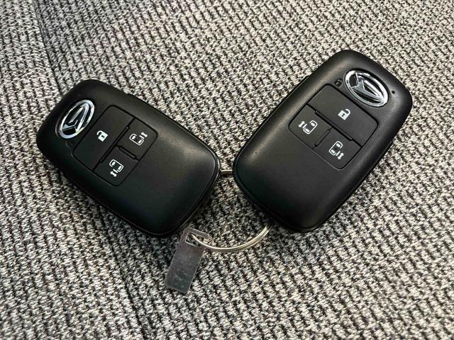 ムーヴキャンバスストライプスGターボ追従走行 追突被害軽減ブレーキ シートヒータ 車線逸脱警報 ターボエンジン Rカメラ スマートキー キーフリー オートマチックハイビーム Aライト ABS エアバック アイドリングSTOP(山口県)の中古車