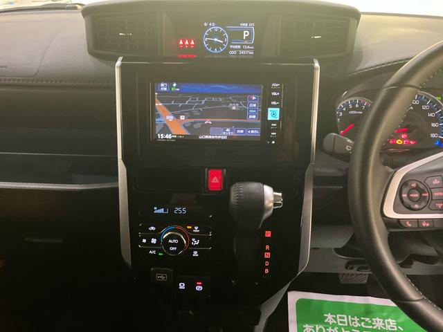 トールカスタムG ターボナビ 禁煙 ターボモデル ワンオーナー キーフリーシステム アルミホイール スマートキー 記録簿 ABS エアバック 追従走行 ワンオ−ナ− 衝突軽減 両側自動ドア 電動格納ミラー 車線逸脱警報(山口県)の中古車