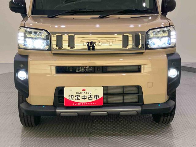 タフトG ダーククロムベンチャー誤発進抑制装置 インテリキー ムーンルーフ 電動格納ドアミラー レーンアシスト 前席シートヒーター クルーズコントロール キーフリー LEDヘッドランプ オートマチックハイビーム アルミホイール(山口県)の中古車
