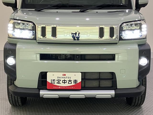 タフトG クロムベンチャー衝突被害軽減ブレ−キ シートヒータ レーンキープ アイドリングS 電動格納ドアミラー Bカメラ付 パノラマルーフ オートハイビーム LEDヘッドライト アダプティブクルーズコントロール オートライト(山口県)の中古車