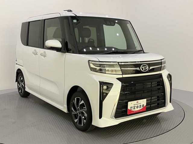 タントカスタムＸリミテッド両側自動ドア　衝突軽減システム　電動格納ミラー　オートＬＥＤ　オートクルーズコントロール　スマートキー　ＥＴＣ　ＬＥＤヘッドランプ　全周囲カメラ　アルミホイール　車線逸脱警報　キーフリーシステム（山口県）の中古車