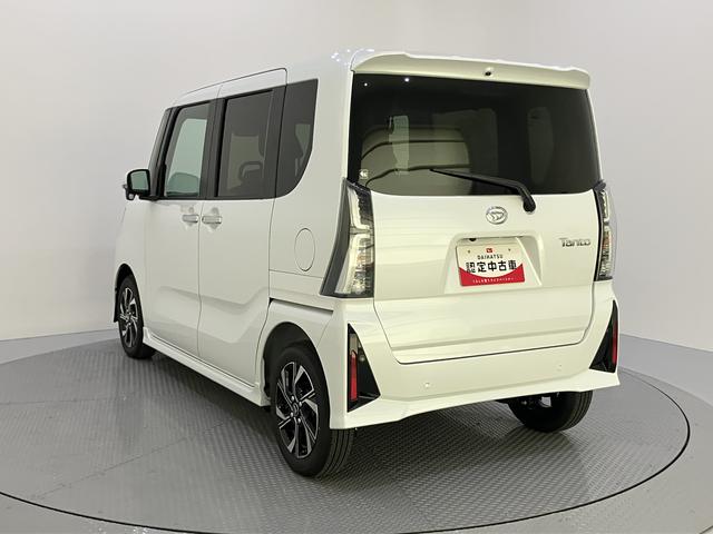 タントカスタムＸリミテッド両側自動ドア　衝突軽減システム　電動格納ミラー　オートＬＥＤ　オートクルーズコントロール　スマートキー　ＥＴＣ　ＬＥＤヘッドランプ　全周囲カメラ　アルミホイール　車線逸脱警報　キーフリーシステム（山口県）の中古車
