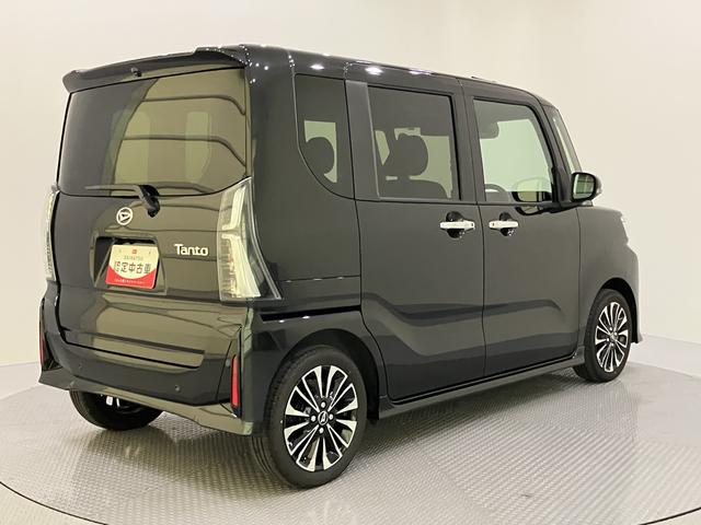 タントカスタムＲＳリミテッド誤発進抑制機能　車線逸脱警報　ターボエンジン　ＥＴＣ　両側パワースライドドア　スマートキー　シートヒーター　ＬＥＤ　ＡＢＳ　Ｉ−ＳＴＯＰ　アルミホイール　オートマチックハイビーム　オートライト（山口県）の中古車
