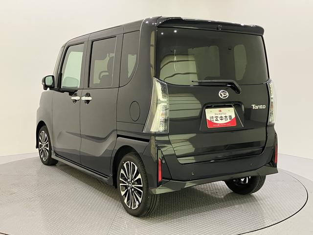 タントカスタムＲＳリミテッド誤発進抑制機能　車線逸脱警報　ターボエンジン　ＥＴＣ　両側パワースライドドア　スマートキー　シートヒーター　ＬＥＤ　ＡＢＳ　Ｉ−ＳＴＯＰ　アルミホイール　オートマチックハイビーム　オートライト（山口県）の中古車